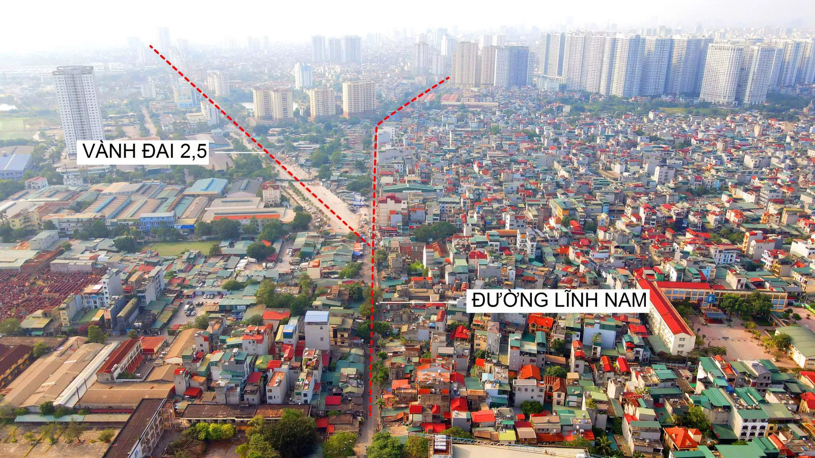 Hà Nội: Tháo gỡ khó khăn dự án nâng cấp, mở rộng đường Lĩnh Nam