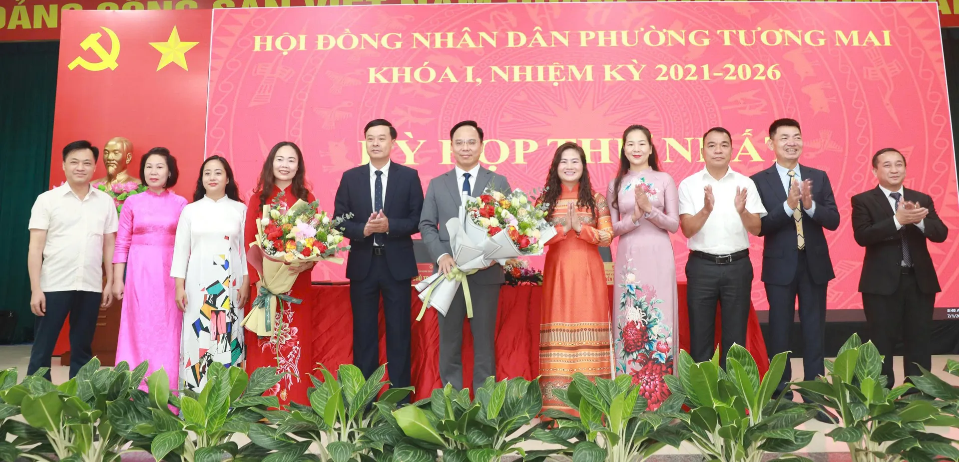 HĐND phường Tương Mai thông qua cơ cấu tổ chức, bộ máy nhân sự địa phương
