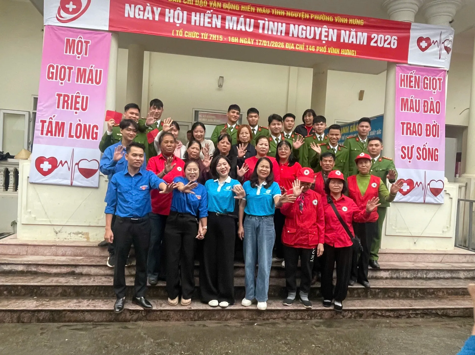 Phường Vĩnh Hưng tổ chức thành công "Ngày hội hiến máu tình nguyện"
