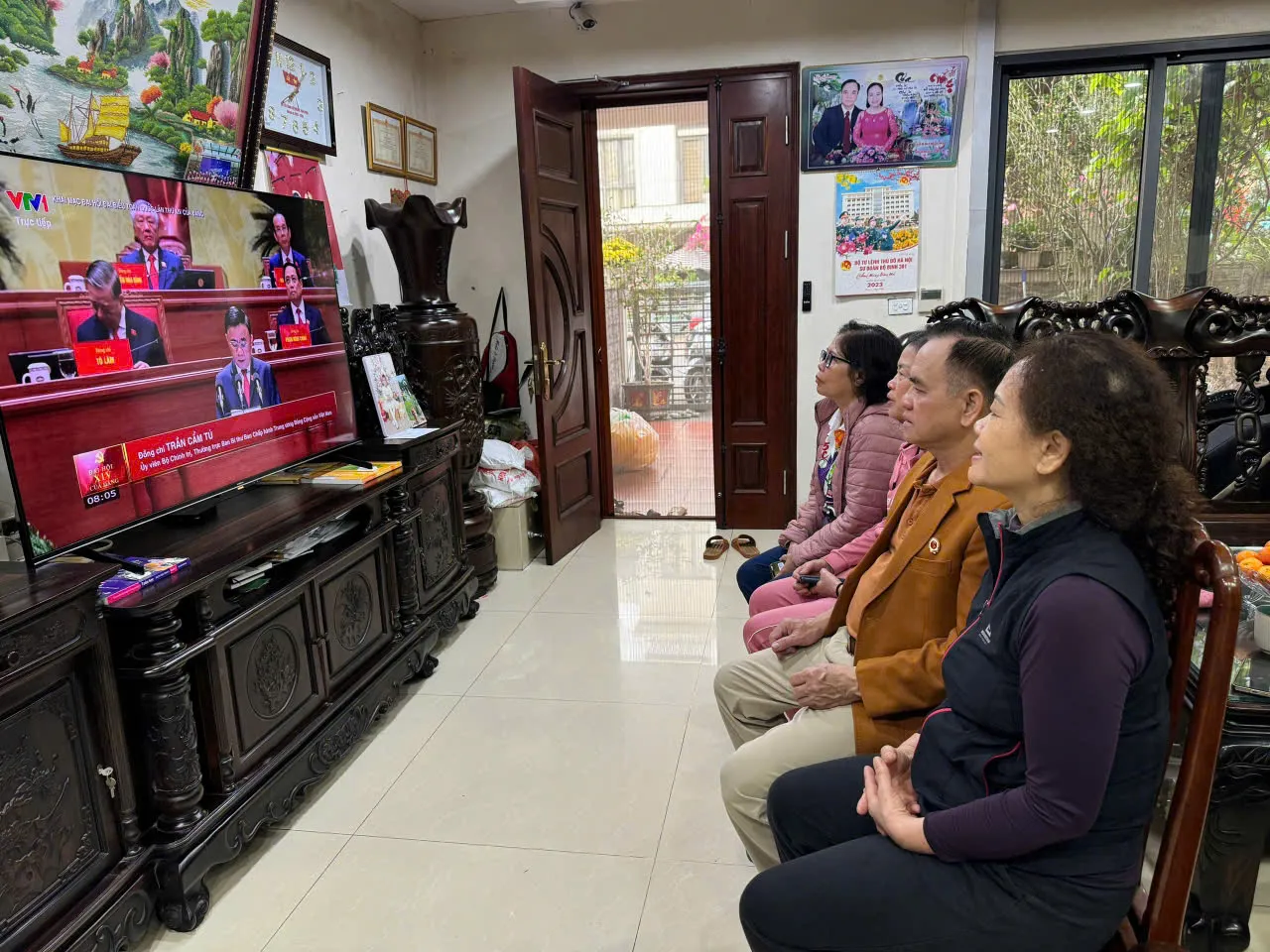 Cán bộ, đảng viên và nhân dân Lĩnh Nam hướng về Đại hội XIV