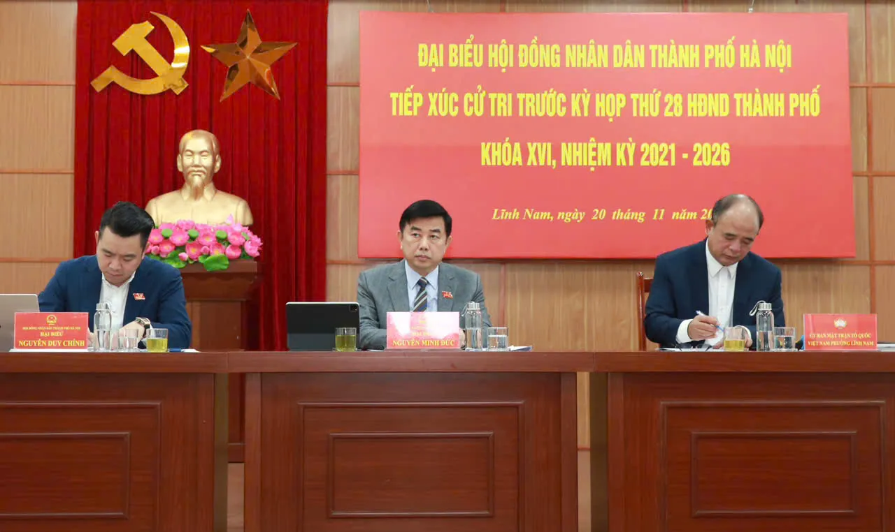 Cử tri phía Nam Hà Nội kiến nghị điều chỉnh Quy hoạch phân khu đô thị sông Hồng, tỷ lệ 1/5.000