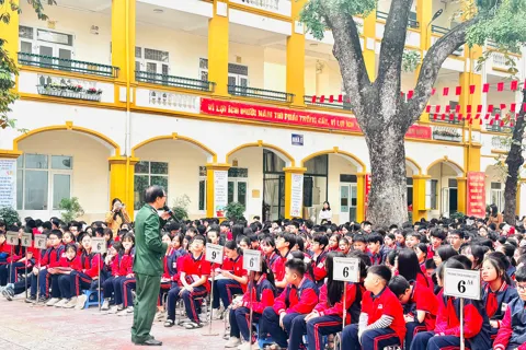 THCS Hoàng Liệt: Tự hào truyền thống, nối bước cha anh