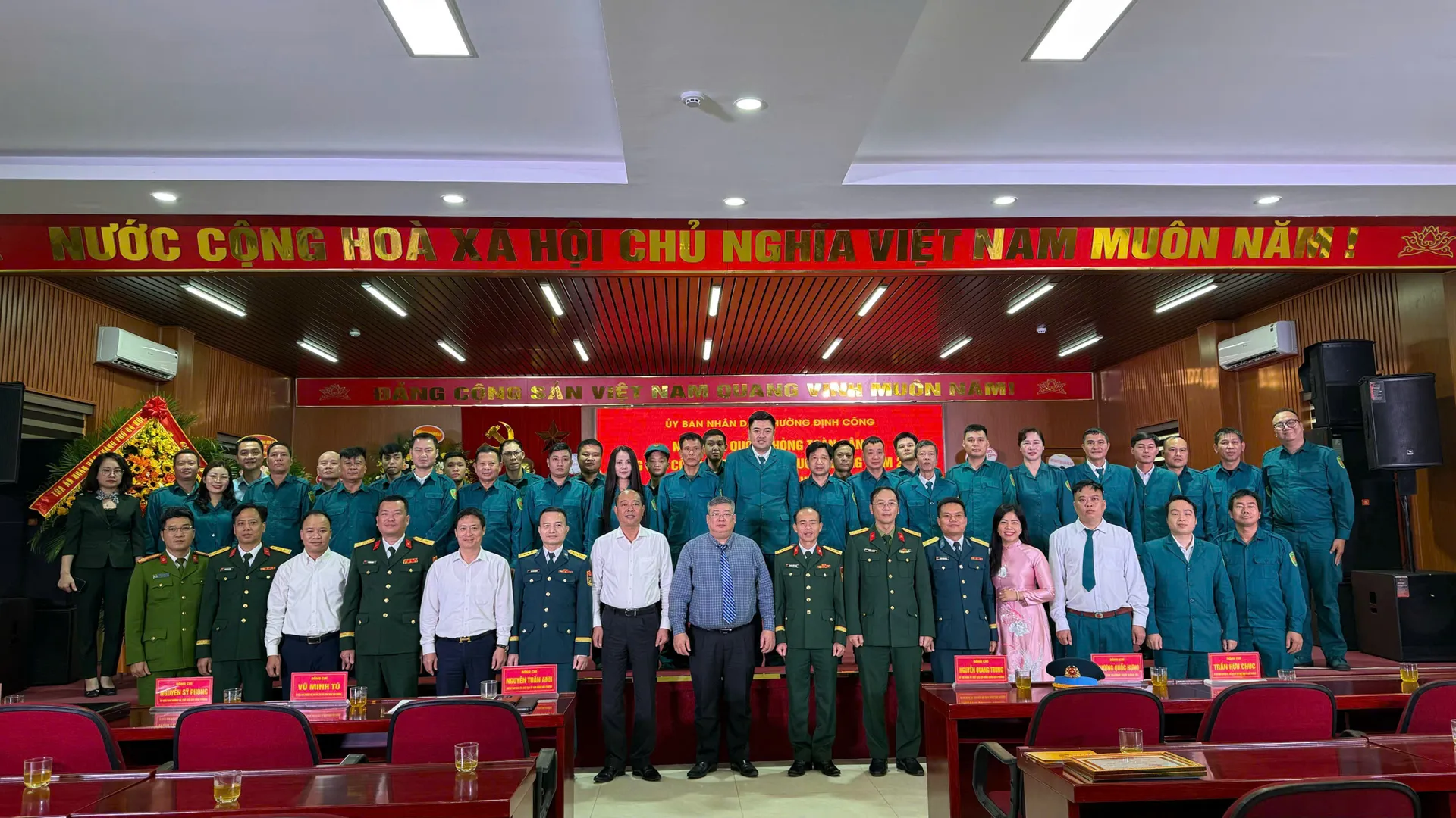 Phát huy sức mạnh toàn dân, LLVT Định Công sẵn sàng cho nhiệm vụ quốc phòng trong tình hình mới