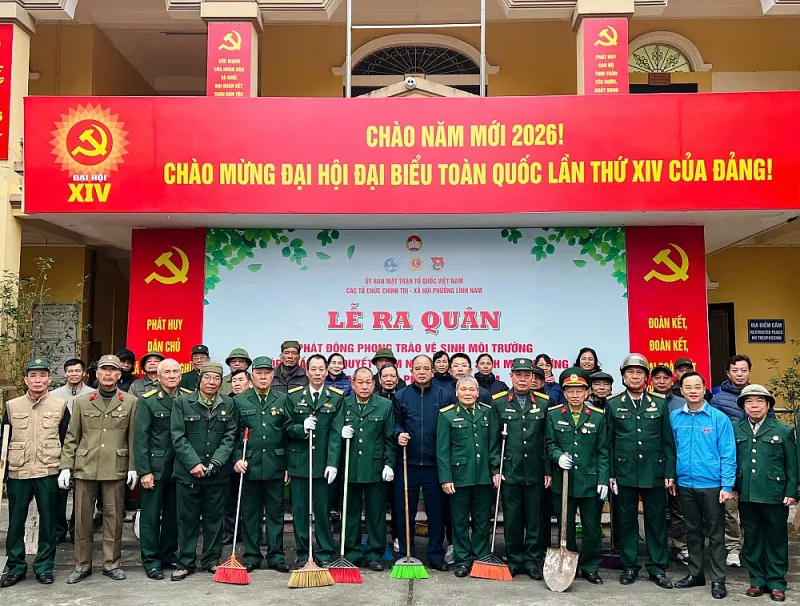 Phường Lĩnh Nam: Xử lý triệt để các điểm tồn đọng rác thải, đất công bị lấn chiếm