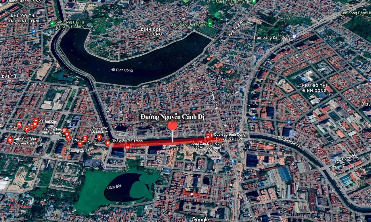 Kỳ vọng đường Nguyễn Cảnh Dị đồng bộ, thông tuyến với đường Vành đai 2,5