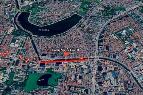 Kỳ vọng đường Nguyễn Cảnh Dị đồng bộ, thông tuyến với đường Vành đai 2,5