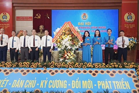 Công đoàn phường Vĩnh Hưng khẳng định vai trò đại diện, bảo vệ người lao động