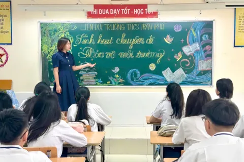 Cuộc thi viết “Bảo vệ môi trường trên địa bàn TP Hà Nội năm 2025”: Trường THCS Trần Phú (Lĩnh Nam) tiếp tục dẫn đầu số lượng bài dự thi