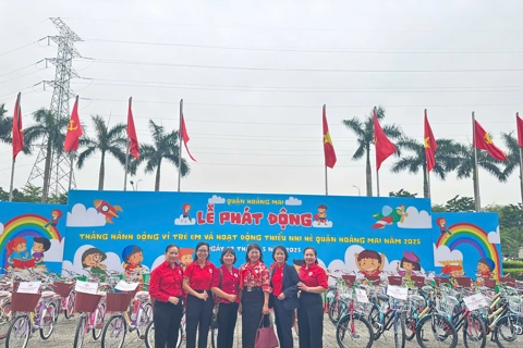 Quận Hoàng Mai Lễ phát động Tháng hành động vì trẻ em