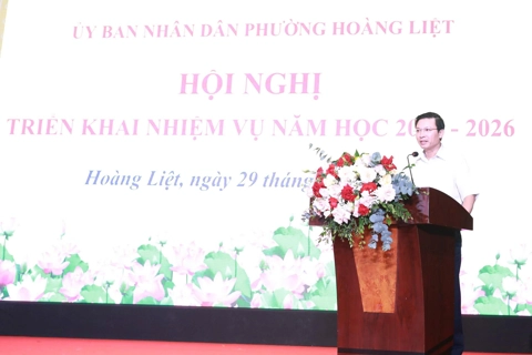Phường Hoàng Liệt triển khai 5 nhiệm vụ năm học mới