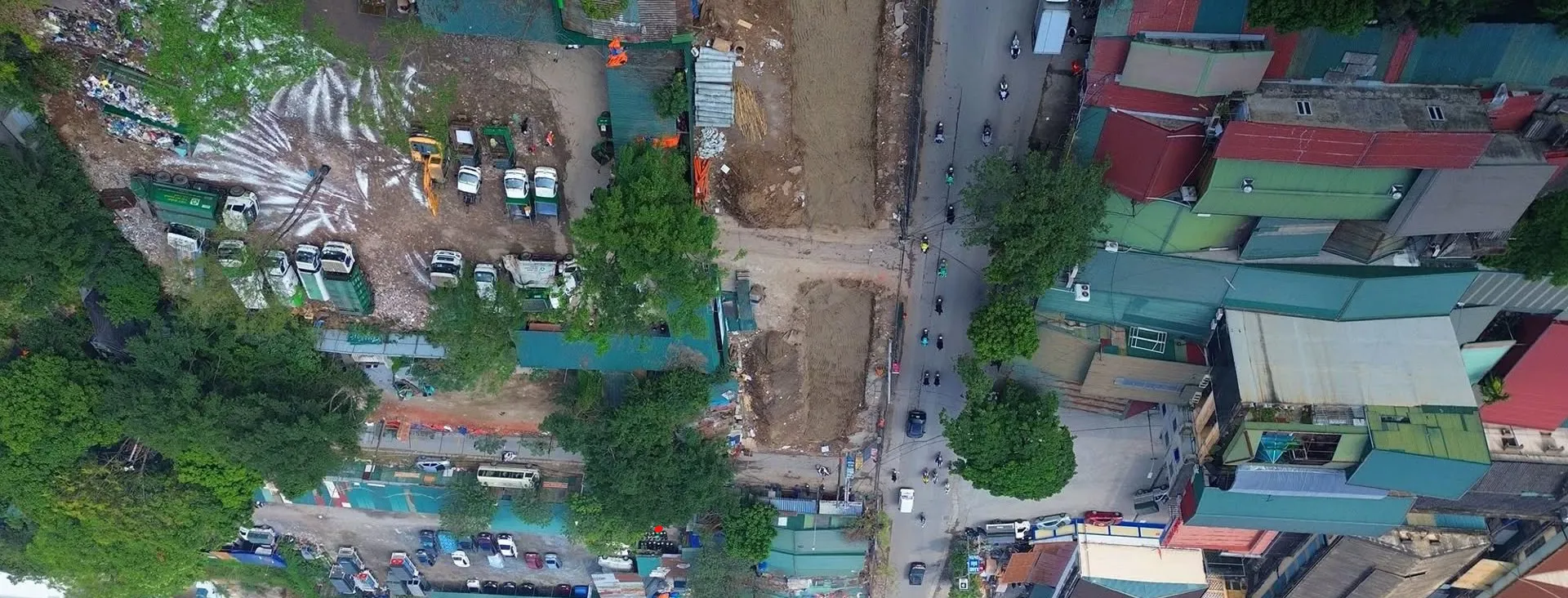 Phường Vĩnh Hưng bàn giao thêm 600m đường Lĩnh Nam cho các nhà thầu