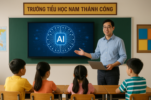 Công ty CP Công nghệ XanhVN với dự án đưa AI vào trường học