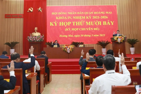 Hoàng Mai: thông qua Nghị quyết về phê chuẩn Tổng quyết toán ngân sách 2024
