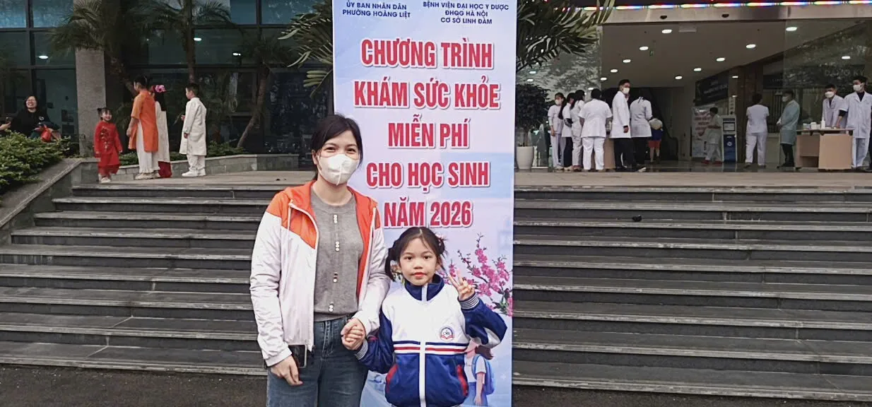 Phường Hoàng Liệt tổ chức khám bệnh cho 800 học sinh tiểu học