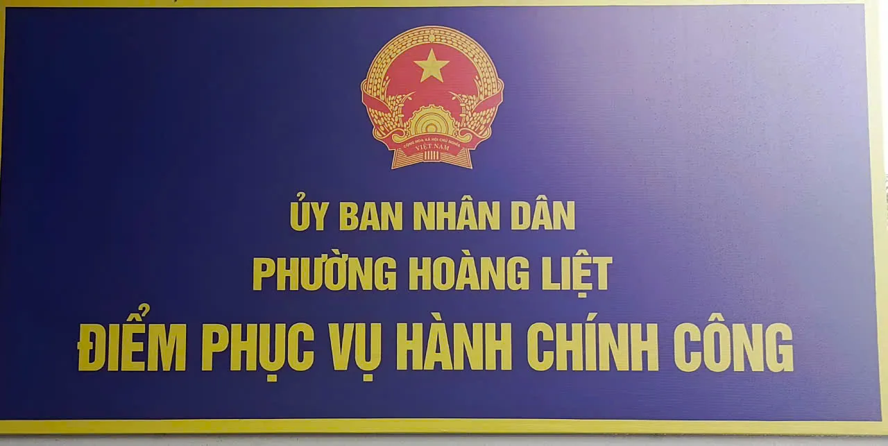 Ghi nhận những ngày đầu triển khai phục vụ hành chính công tại phường Hoàng Liệt
