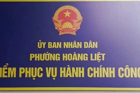 Ghi nhận những ngày đầu triển khai phục vụ hành chính công tại phường Hoàng Liệt