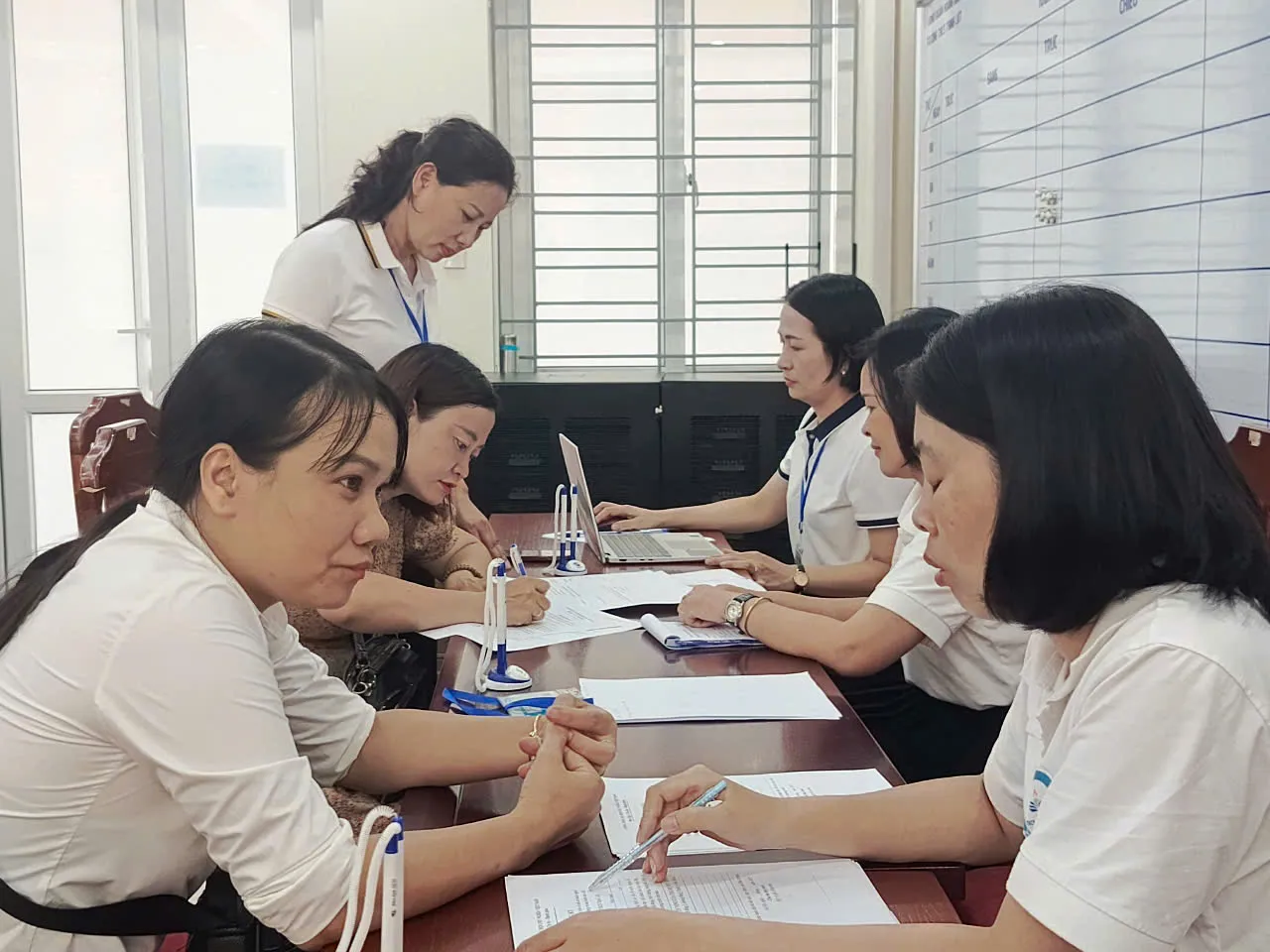 Nhiều trường THCS tại Hoàng Mai, Vĩnh Hưng, Tương Mai tuyển sinh lớp 6 đạt trên 79% chỉ tiêu