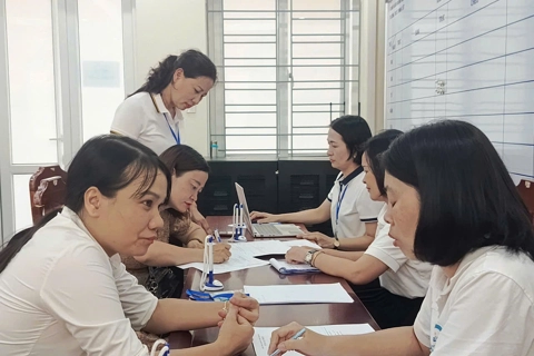 Nhiều trường THCS tại Hoàng Mai, Vĩnh Hưng, Tương Mai tuyển sinh lớp 6 đạt trên 79% chỉ tiêu