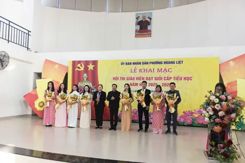 Phường Hoàng Liệt tổ chức Hội thi giáo viên giỏi cấp Tiểu học