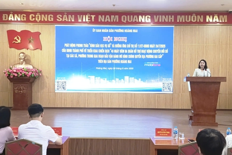 Phường Hoàng Mai và doanh nghiệp chung tay xây dựng cộng đồng số