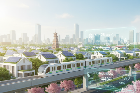 Hà Nội và khát vọng "Xuân vĩnh cửu": Lời giải cho bài toán phát thải đô thị