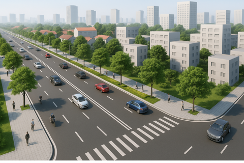 Hà Nội: Gấp rút đẩy nhanh tiến độ dự án đường Lĩnh Nam  